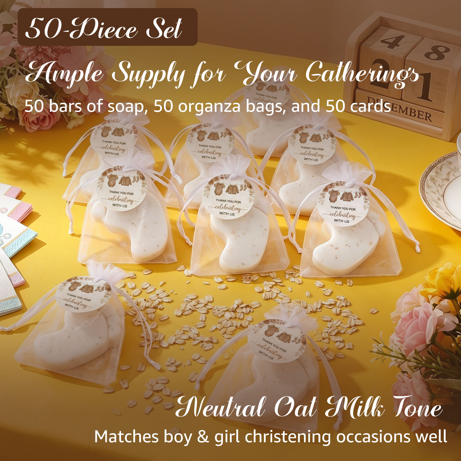 50Set Baby Shower Soap Favors  - огляд і ціна Wedding Fountain