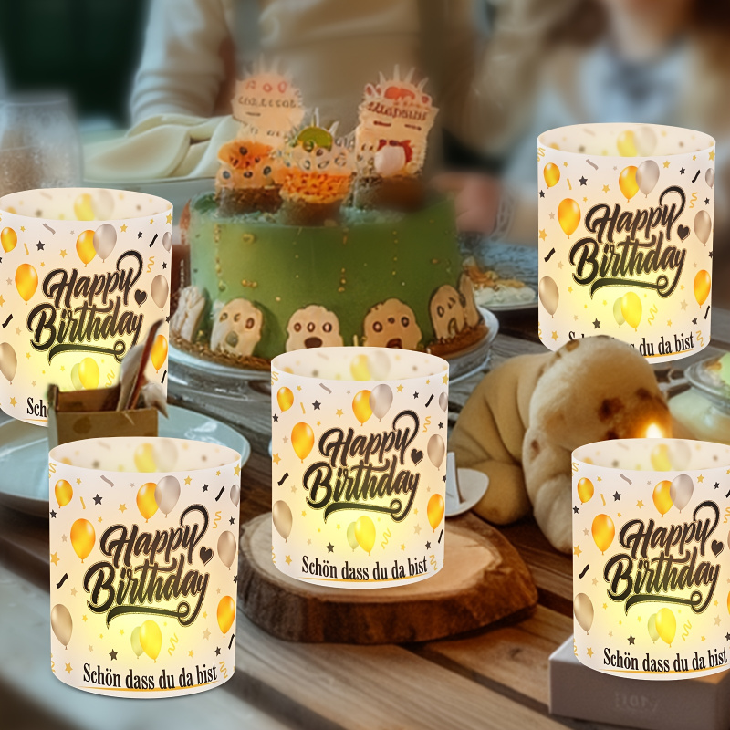 6 pcs. Black Gold Birthday Tab - огляд і ціна Table Number Gold