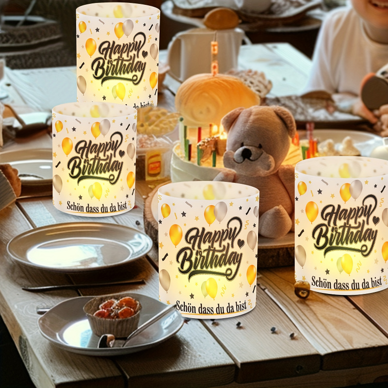 6 pcs. Black Gold Birthday Tab - огляд і ціна Table Number Gold