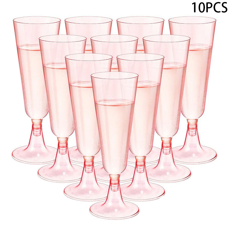 10Pcs Pink Champagne Cup Dispo - огляд і ціна Wedding Fountain