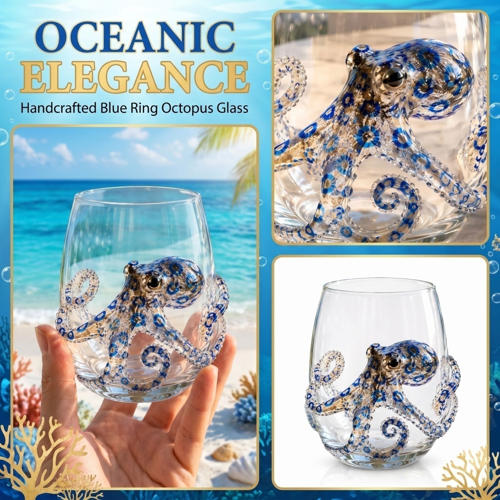 Artisanal Blue Ringed Octopus  - огляд і ціна Wedding Fountain