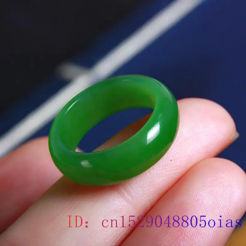 Natural Green Hetian Jade Ring - огляд і ціна Wedding Zone