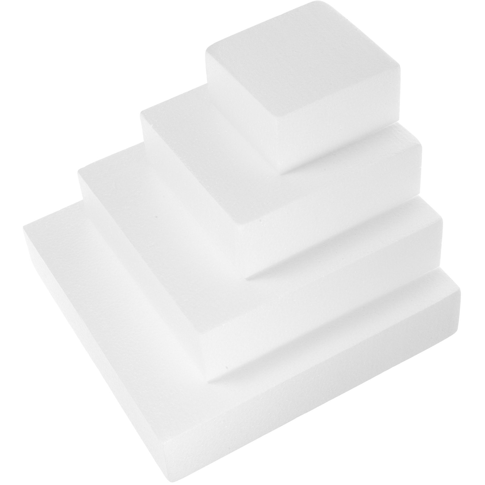 4Pcs Cake Dummy White DIY Deco - огляд і ціна Wedding Cake Supply