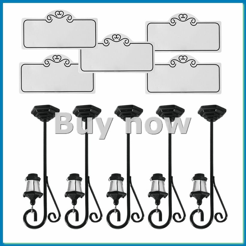 5 PCS Streetlight Shape Weddin - огляд і ціна Place Card Holder
