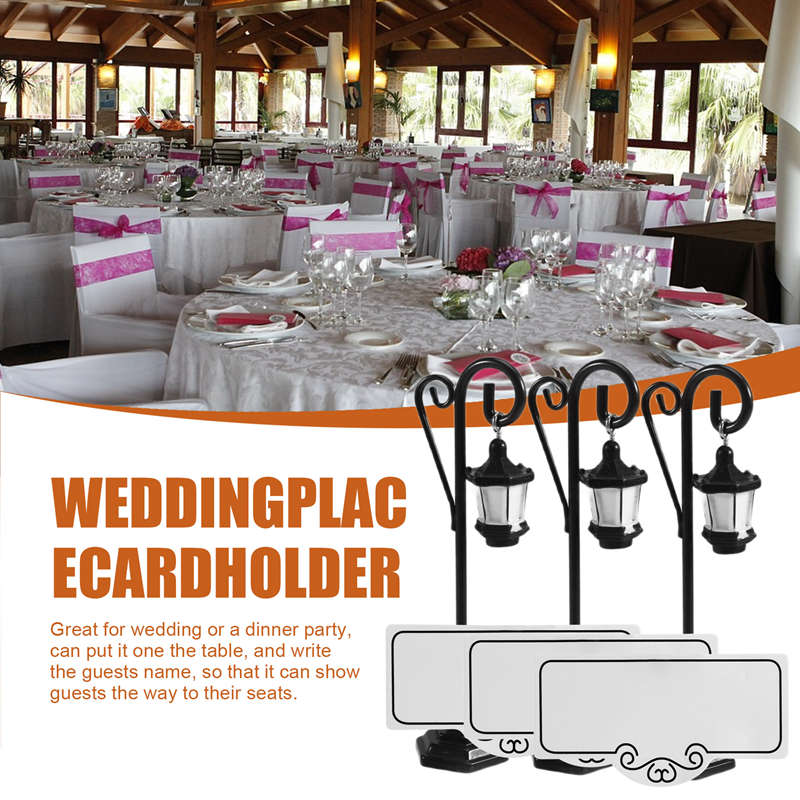 5 PCS Streetlight Shape Weddin - огляд і ціна Place Card Holder