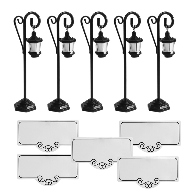 5 PCS Streetlight Shape Weddin - огляд і ціна Place Card Holder