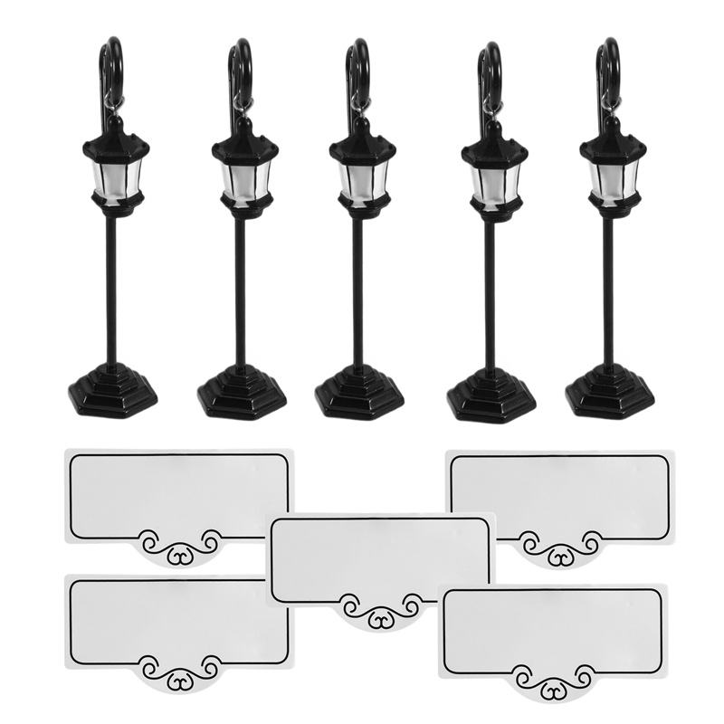 5 PCS Streetlight Shape Weddin - огляд і ціна Place Card Holder